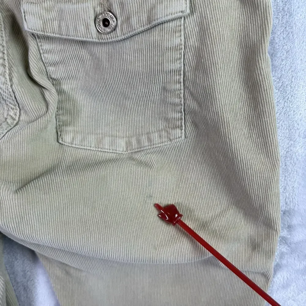 Polo Jeans RL Company Corduroy Pants Women's‎ 14x30 (17.5 Waist) Tan Pockets